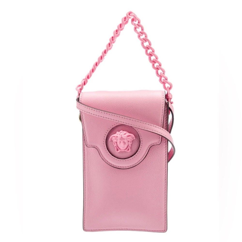 Versace Pink Crossbody Phone Bag